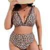 Bikini New Sexy Set Split Swimsuit Barevné velké plavky s potiskem