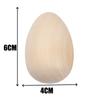 Realistic Wooden Easter Eggs DIY Graffiti Simulated Egg Handmade Holiday Decor Craft for Home Festival Design