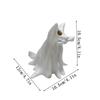 Svítící duch pes Halloween,Duchové psi s LED nočními světly,Halloweenské duchové noční světlo domácí dekorace,Sada duchů psů kancelářský stůl podzimní dekorace