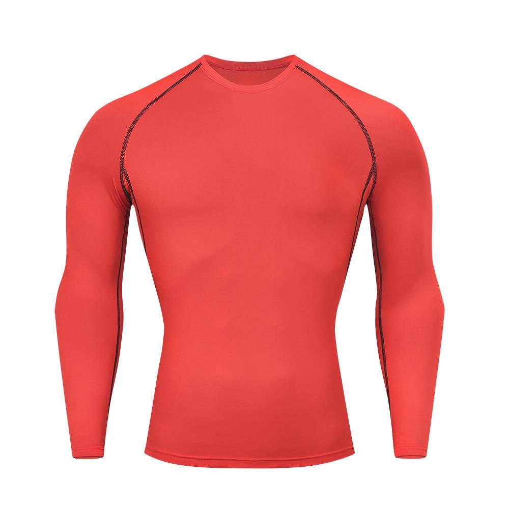 Men's Breathable High-Elastic Quick-Drying Long Sleeve Sports Tights
