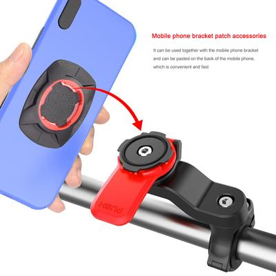 Support Autocollant pour Téléphone Portable de Moto Vélo Support de Téléphone Adhésif Fort pour la Conduite Adaptateur à Coller sur le Bouton Arrière