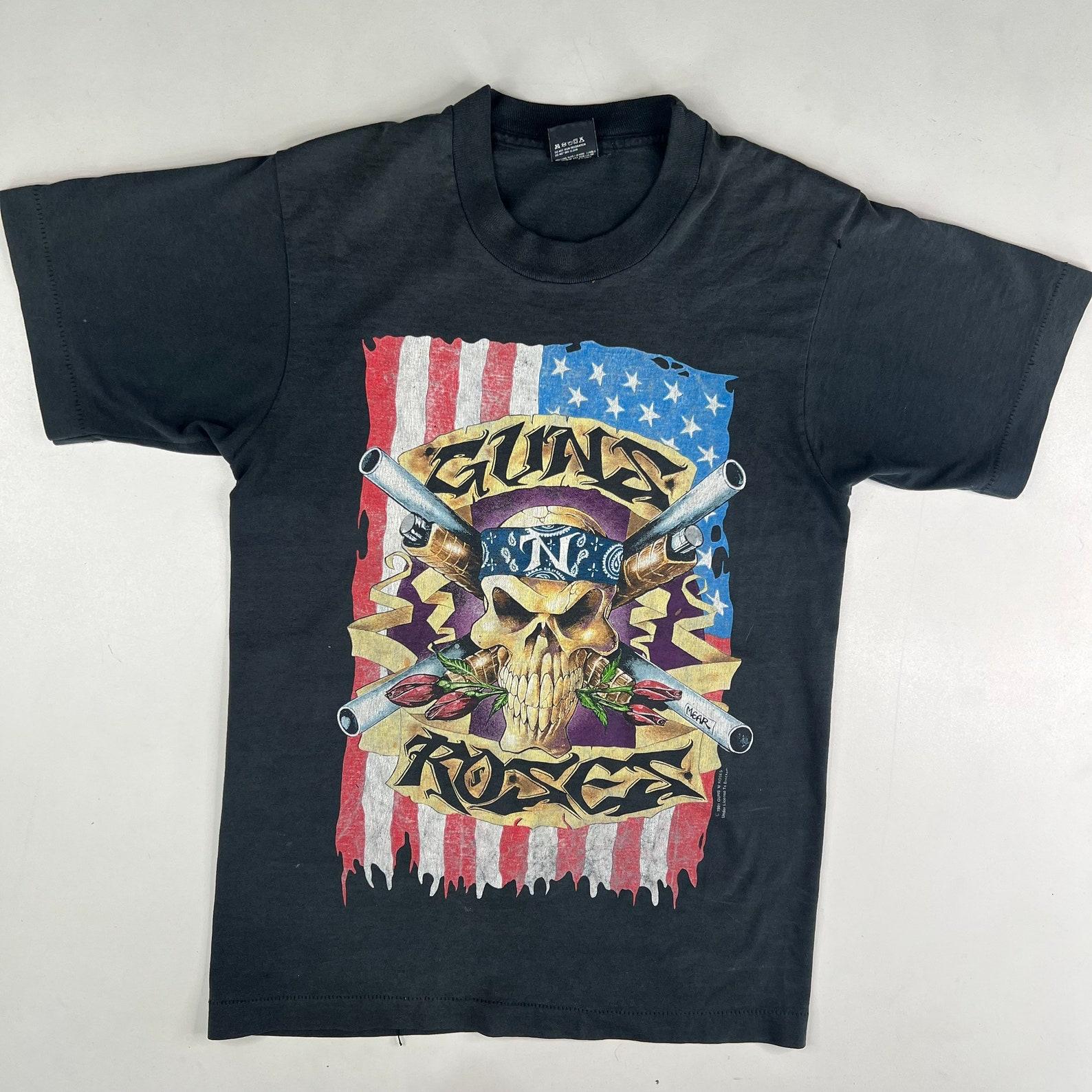 1992 Guns n Roses Tour T shirt Sz M S