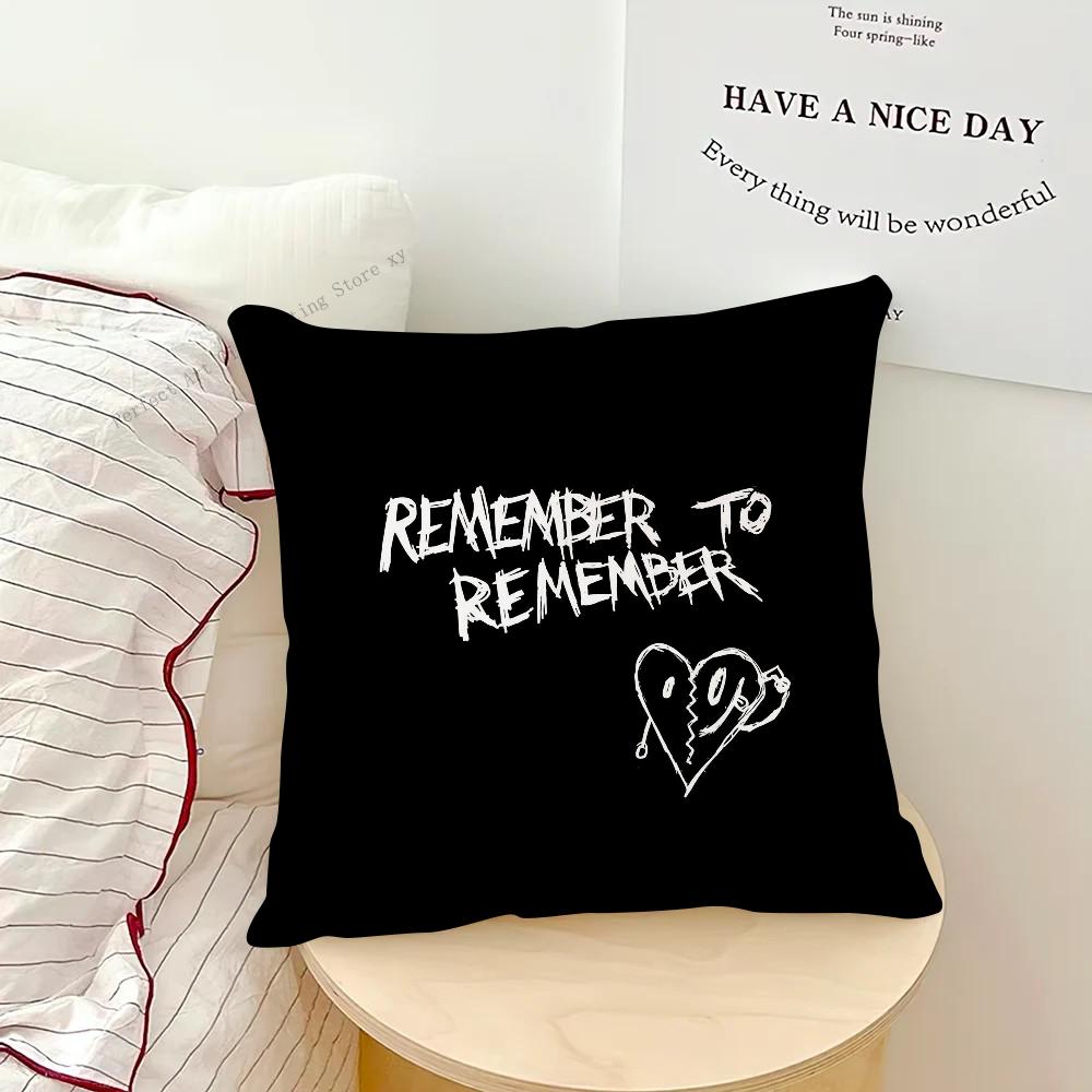Singer XXXTentacion Rap Hip Hop Music Pillow Case Fashion Square Pillowcase Bedroom Sofa Room Ins Decoration Leisure Cushion