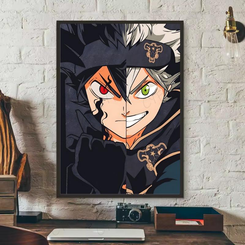 Anime Black Clover Poster HD art sticky wall waterproof home living room bedroom bar aesthetic decoration