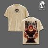 Vintage Yujiro Hanma Oger-Modus Baki Anime Gewaschenes Grafik-T-Shirt Unisex Retro-Shirt