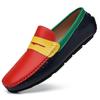 MAEDEF Scarpe Eleganti Scarpe Casual alla Moda Uomo Mocassini Lussuosi in Pelle Traspiranti Slip-on Scarpe da Barchetta da Uomo Mocassini Scarpe da Guida