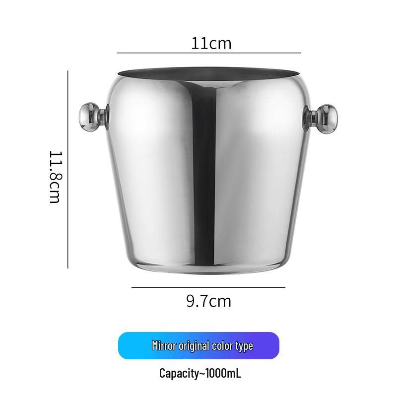 Jundingying Stainless Steel Ice Bucket