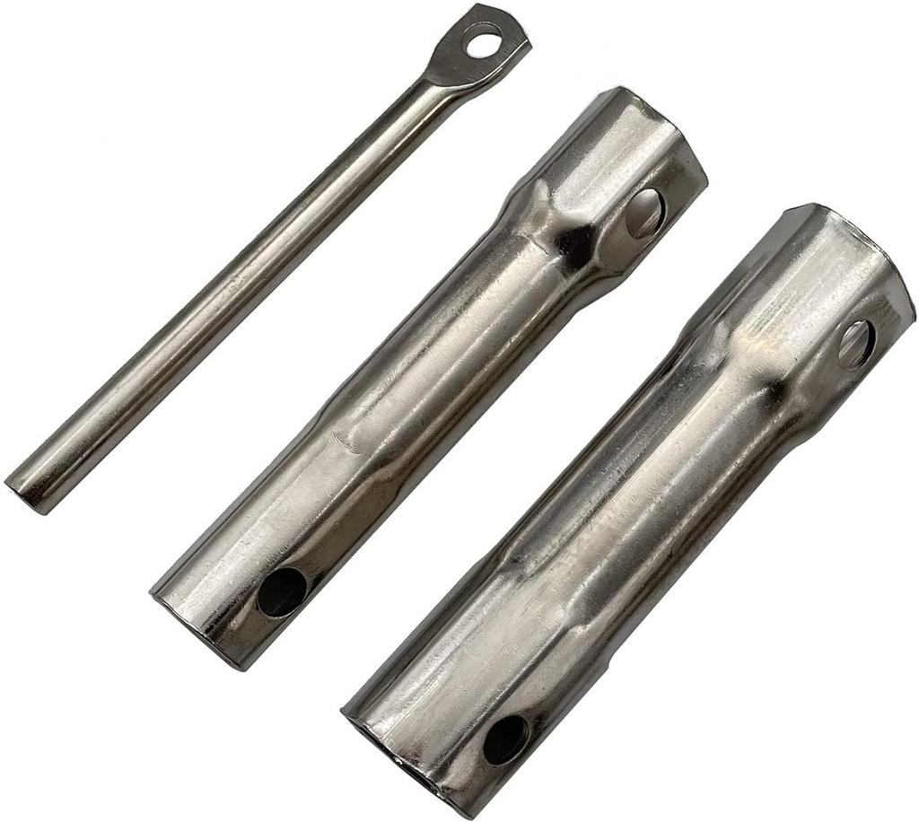 5 stücke Silber Rohr Box Spanner Set Rohr Schraubenschlüssel Metrische Buchse Set Reparatur Hand Werkzeuge