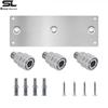 High-Pressure Washer Foam Cannon Holder, 1/4" Quick Connect, Stainless Steel, Portable PA Pot Storage.