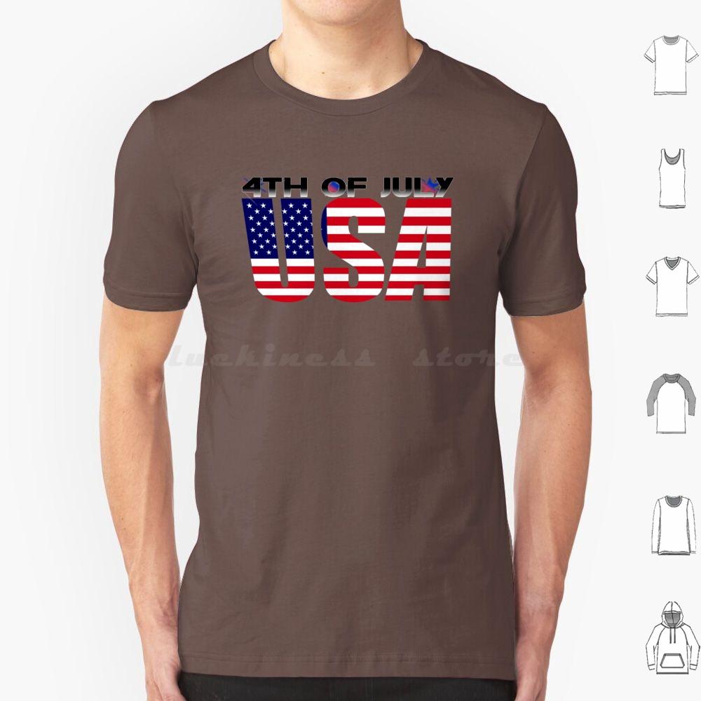 4. Juli T-Shirt Baumwolle Herren Damen DIY Druck 4. Juli Tag USA Amerikanischer Stolz Rot Weiß Blau Patriotische Sterne Und