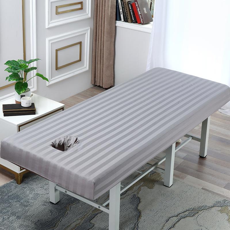 Beauty Massage Bed Table Cover Bed Sheets SPA Bed Fitted Sheet Massage Beauty Salon Treatment Table Cover With Face Hole