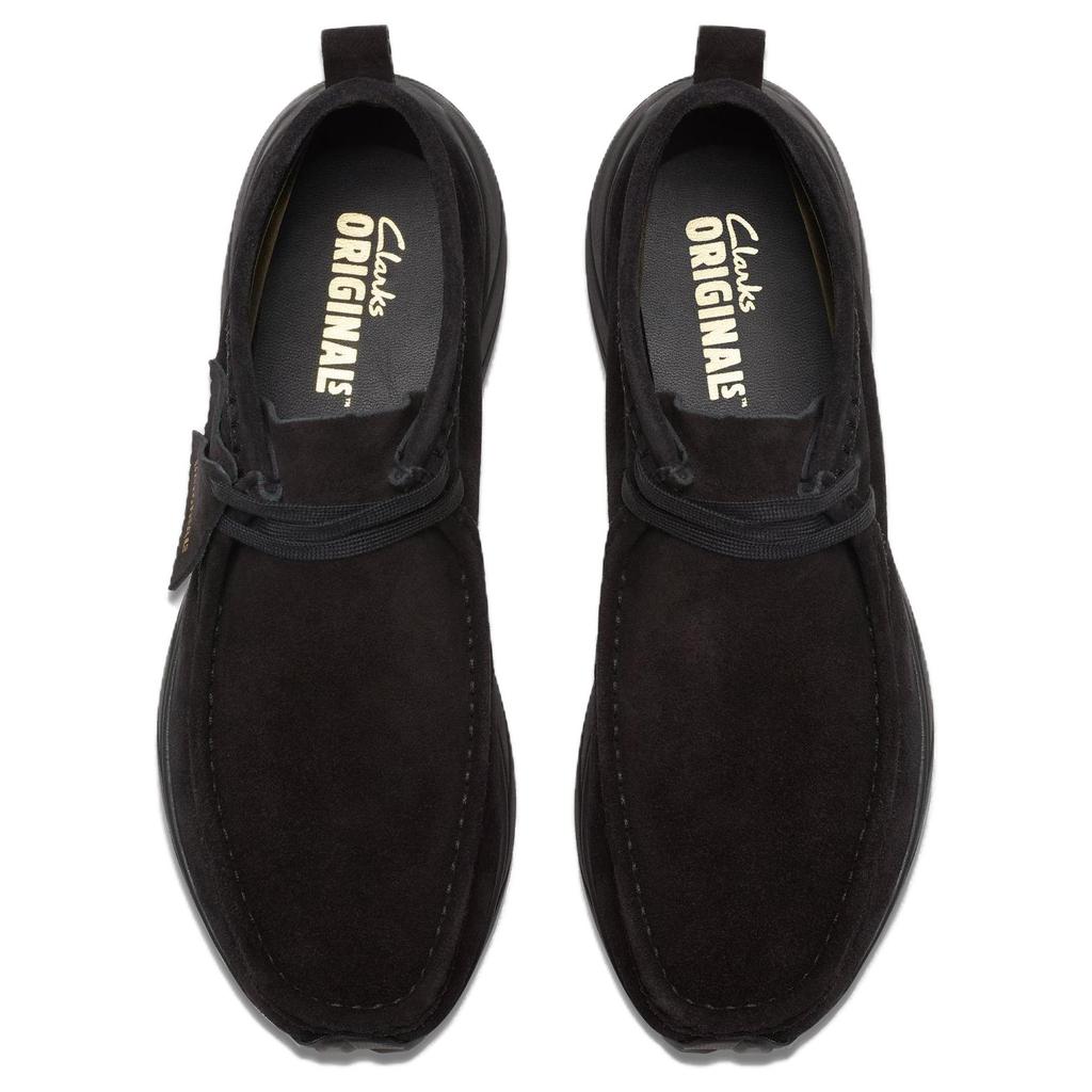 Clarks Suede Lace-Up Lightweight Ankle Boots Men boots Black 26179150