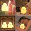 Mini Cute Water Drops Baby Stupid and Cute 7-color Touch Control Eye Care Bedroom Bedside Pat Night Light Kawaii Children's Gift