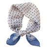 Women's Dot Scarf Cotton Linen Blend Head Wrap Breathable Multi Use Spring Summer Shawl