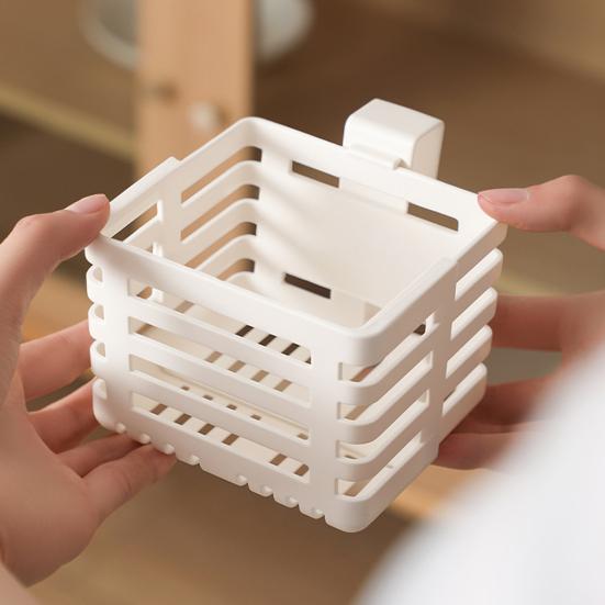 Storage Hanging Basket Retractable Design Adjustable Side Basket Ventilated Hollow Structure Vegetable Storage Container