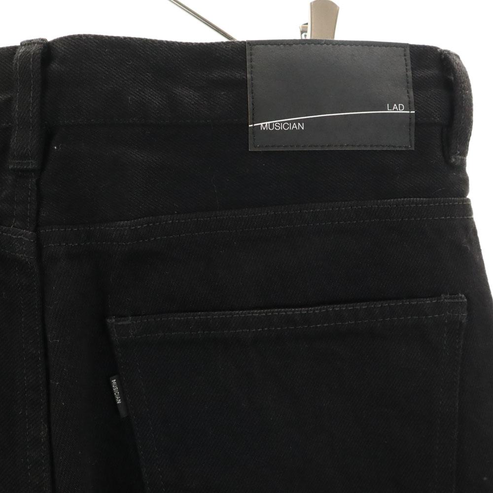 LAD MUSICIAN Tapered Denim Pants 42 Black Jeans Men's Used