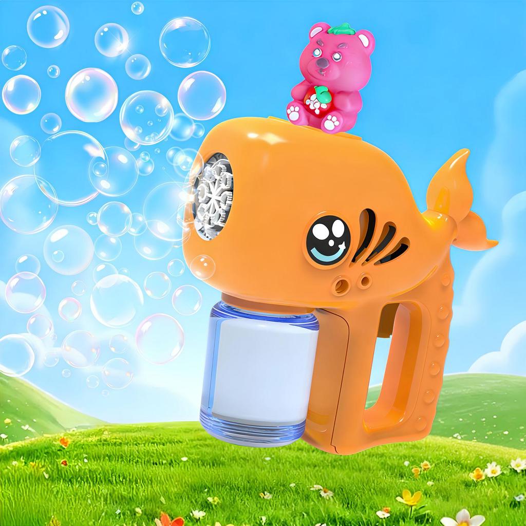 Popular Kid's 32-Hole Electric Bubble Gun - Automatic Handheld Toy for Bubbles