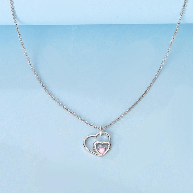 Necklace For Women Copper Color Blue Crystal Shell Pearl Pendant Necklace Fine Anniversary Birthday All-Match Jewelry Gifts