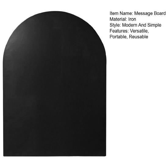 Magnetic Message Board Metal Bulletin Board Magnet Display Stand for Home School Office Fitness Tracking Meal Planning Whiteboard