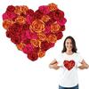 Big Flower Set Patch Thermal Press Jeans Diy Accessory Sticker Stripes Fashion Heat Press Appliqued Iron On Patch Heat-Adhesive