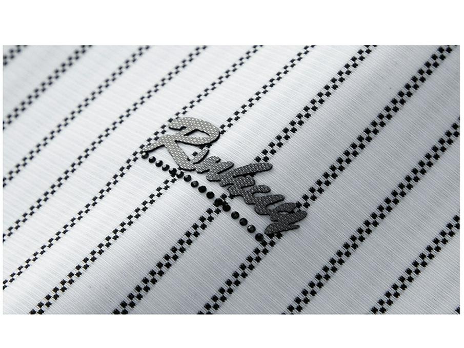 Men's Vertical Striped Short-Sleeve Non-Iron Shirt - Summer Fashion for Dad