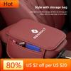 2026 Chaud Pour Renault Autocollants Intérieurs Pour Renault RS Megane 2 3 4 Trafic Scenic 2 Clio Captur Double Siège Auto Accoudoir Coussin Cuir PU