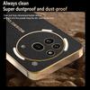 Classic Lychee Leather Electroplated Frame Case For Nothing Phone (3a) Pro Nothing Phone 3a Slim Protect Cover