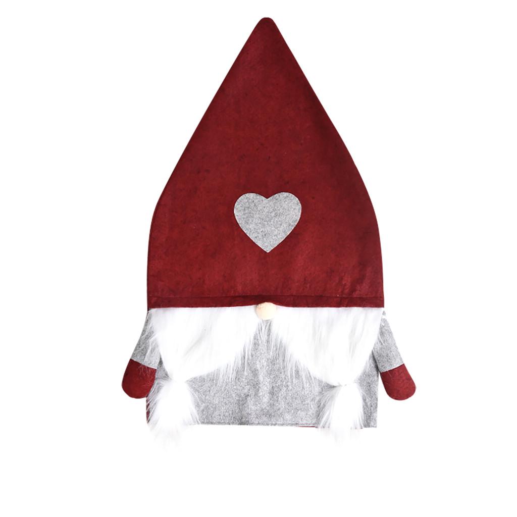 

Новый рождественский чехол на стул Санта-Клауса для домашнего обеденного стула