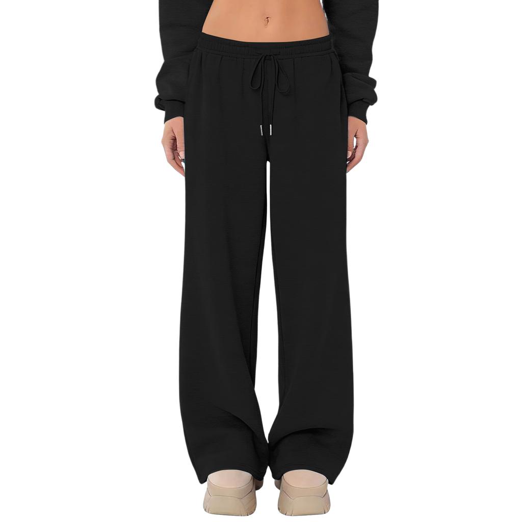 Sweatpants Women Wide Leg Sweatpants Women Lounge Pants Women Womens Sweatpants Loose Fit Drawstring Waist Casual Pants for Daily Wear