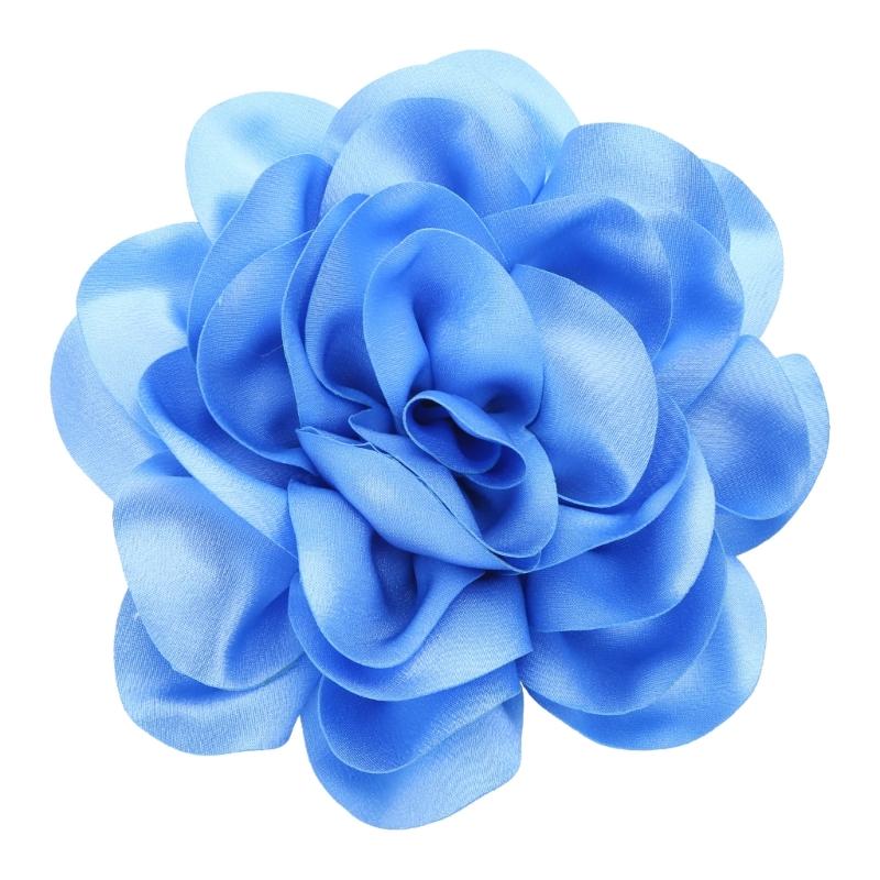 Brosche im französischen Stil Modische Blume Anstecknadel Handgefertigte Seidenblumen Geformte Anstecknadel Schmuckaccessoire für Frauen