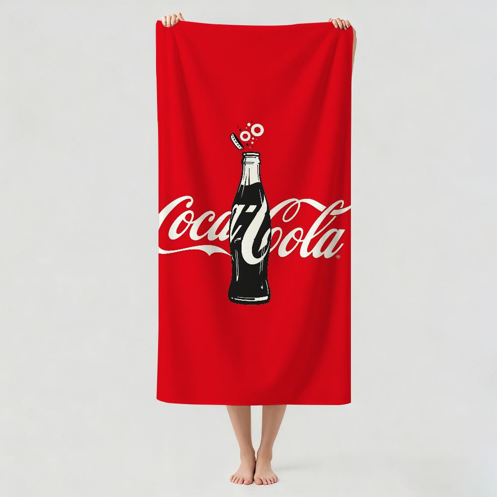 Modny nadruk C-CoCa C-ColaS Ręcznik Suszący Ręcznik Kąpielowy Nadaje Się Do Lekkiego Pływania Kempingu Jogi Plaża Na Zewnątrz