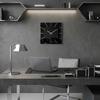 Black Wall Clock Exact 30cm