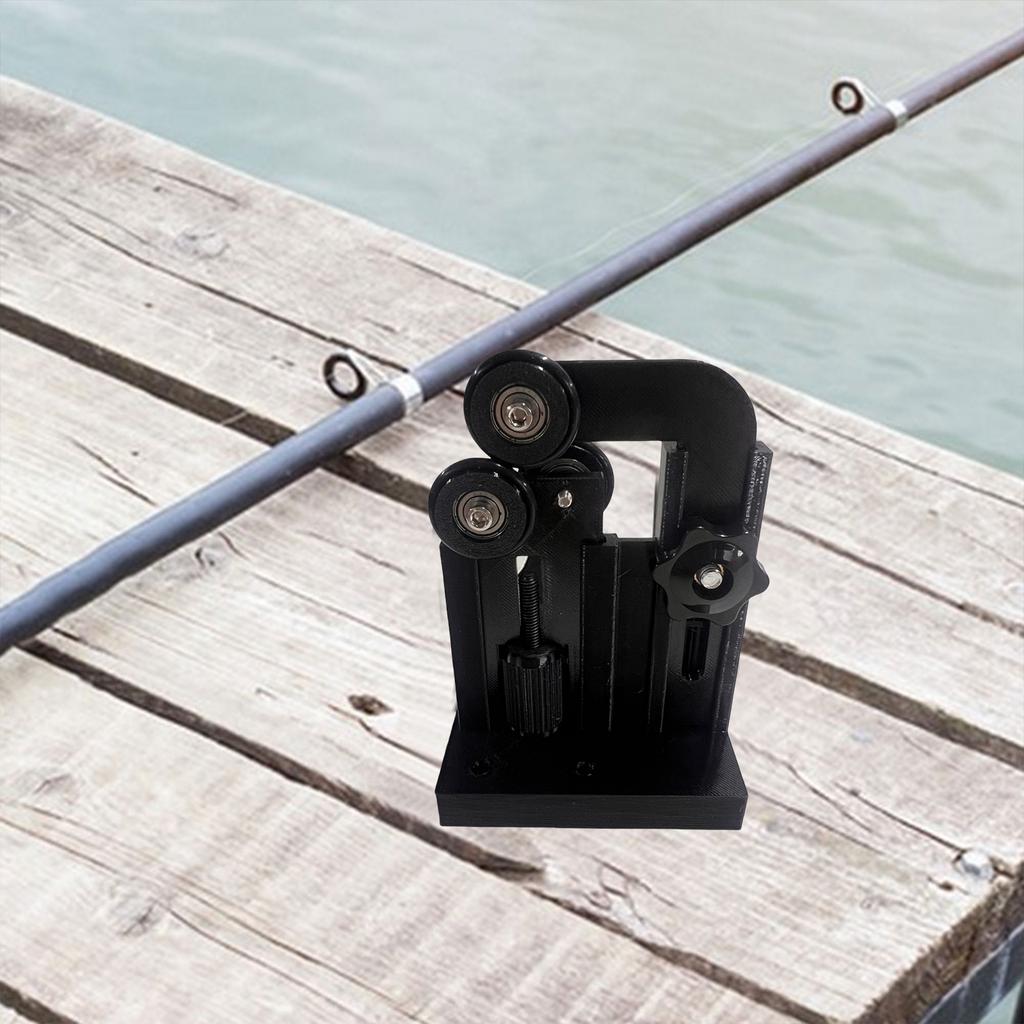 Portable Fishing Rod Winding Machine Fishing Rod Stand Adjustable Holder for Building Winding Wrapping Machine