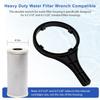 Heavy Duty Water Filter Wrench (6.38" Max Inner Diameter) For Big Blue-Style Filter Housings, Fit For Whole House Water Filter Systems Using 4.5"X