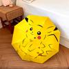 Happy Pikachu  Pattern, Automatic Folding Umbrella, Portable and Foldable Design, 8 Ribs, a Christmas or Birthday Gift.