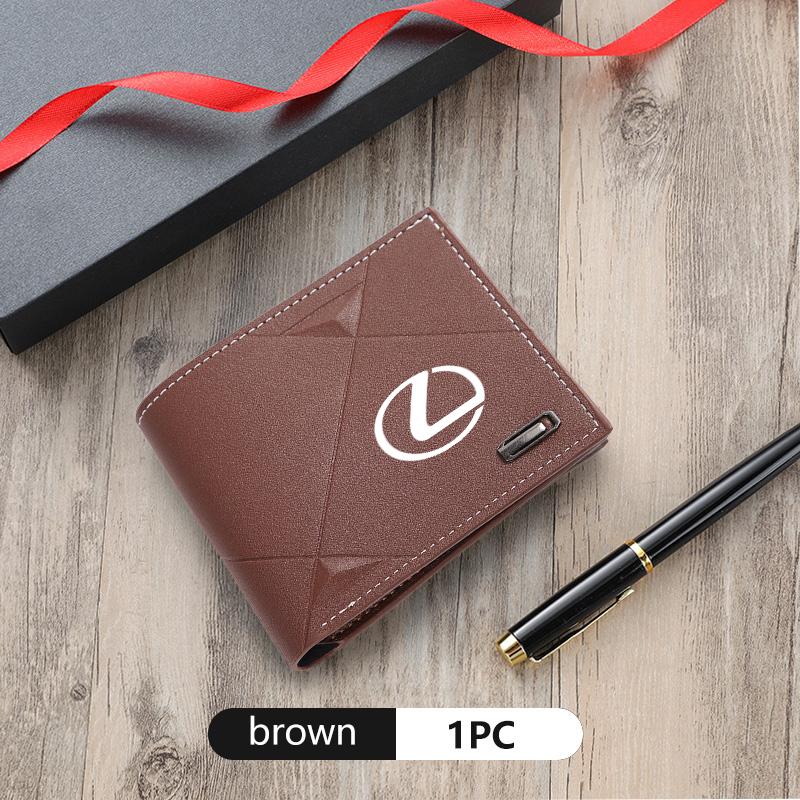 

For Lexus Car Driving Document ID Card Men s Short Wallet IS350 ES350 IS250 IS460 IS220h IS300 LX570 UX250h