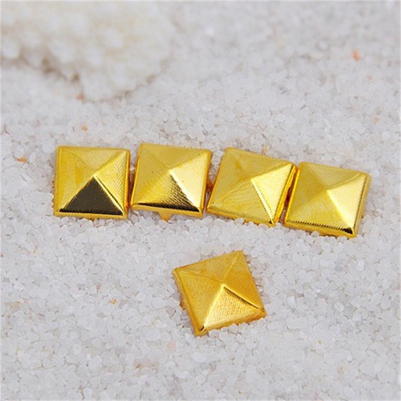 

DIY Metal Punk Pyramid Square Rivet Studs Bags Accessories Clothing Shoes Spikes