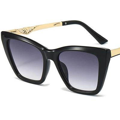 Fashion Sunglasses Women Personality Sun Glasses Oversize Frame Anti-UV Spectacles Personality Temples Eyeglasses Ornamental