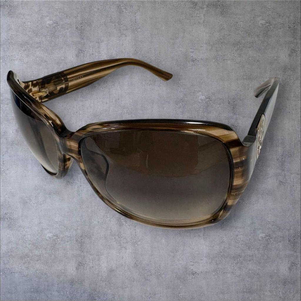 Used GUCCI Sunglasses Archive Y2k Interlocking Logo Sunglasses Eyewear Gucci Brown
