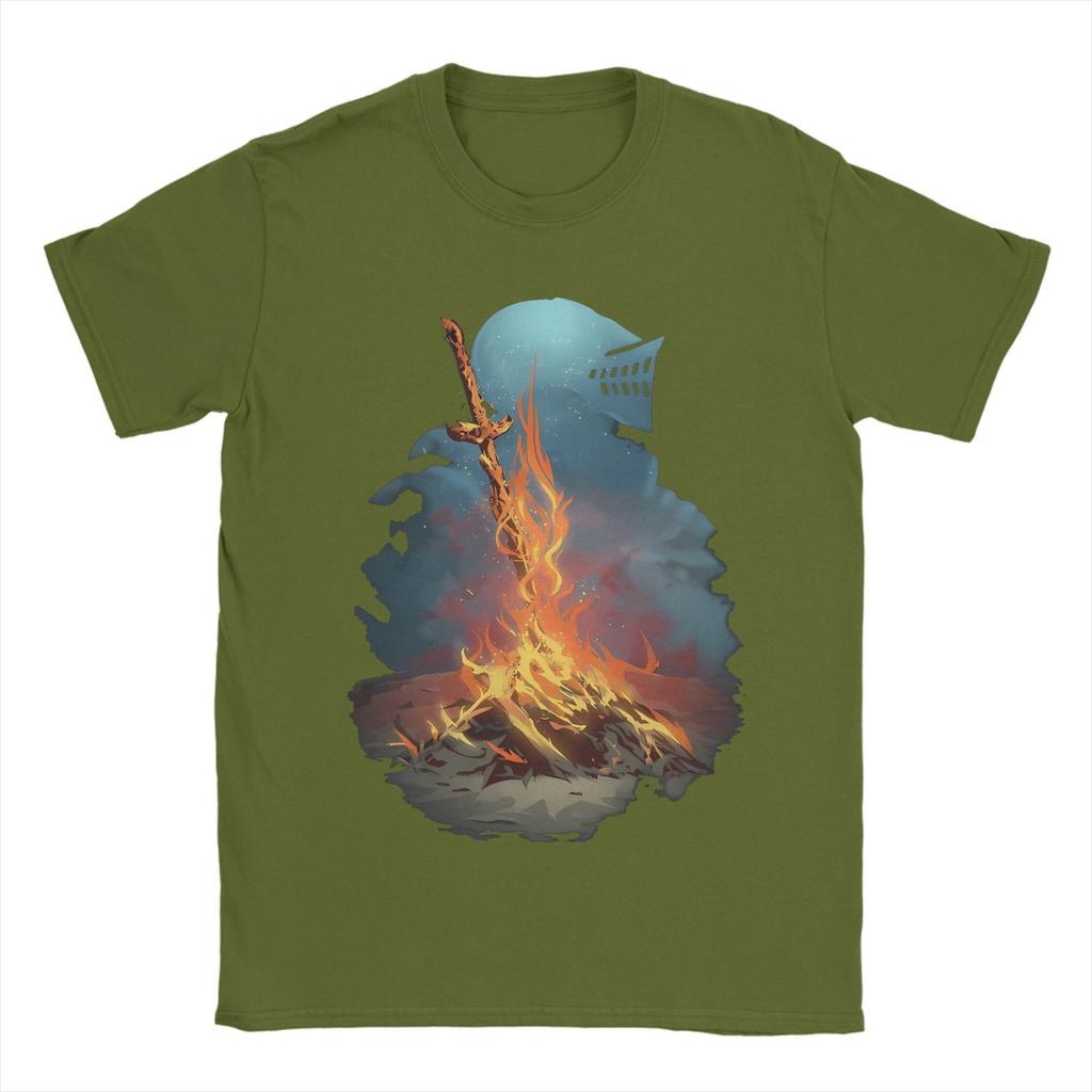 Darks Game Soulsd Sun Gwyndolin Mens T Shirts Humor Tee Shirt Short Sleeve O Neck TShirts Cotton Summer Clothes