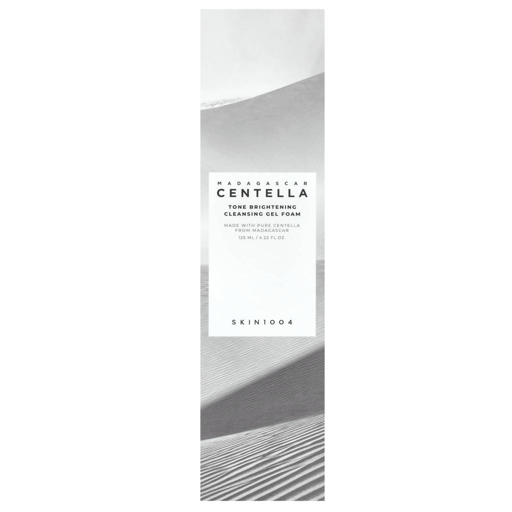 Skin1004 Madagascar Centella, Tone Brightening Cleansing Gel Foam, 125Ml(4.22Fl Oz)