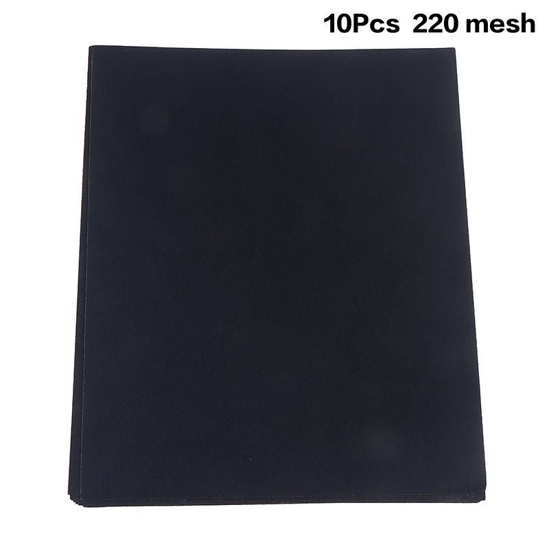 10Pcs Sandpaper 60-2000 Wet And Dry Dual-Use Car Wood Grinding And Polishing Resistant Silicon Carbide Water Sandpaper