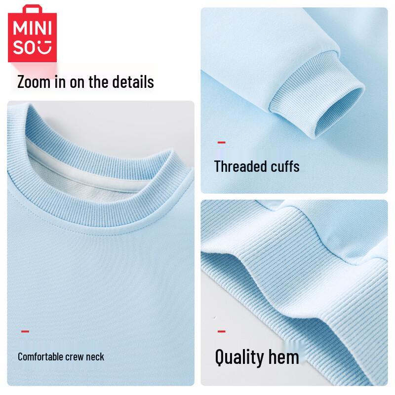 MINISO Girls' Casual Long-Sleeve Sweatshirt