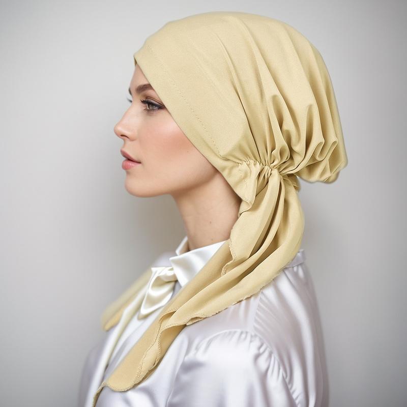 

Новый мусульманский мгновенный хиджаб шарф однотонный тюрбан шапочка для густых волос ночная шапочка тюрбан для сна эластичная шапочка для волос атласная шапочка для сна
