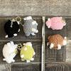 Lifelike Lamb Plush Keychain Plush Chubby Lamb Plush Toy Stuffed Animal Keyring  Bag Decoration
