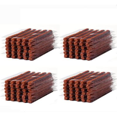 Tire Plugs 150Pcs,Rubber Tire Repair Plugs Automotive Tire Puncture Repair Tool 4" X 1/4" For Tubeless Tires