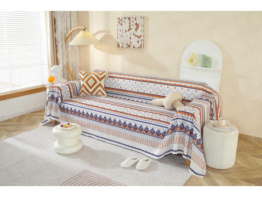 2024 Universal Sofa Anti-Slip Full Cover: Blanket & Cushion Towel for All Seasons