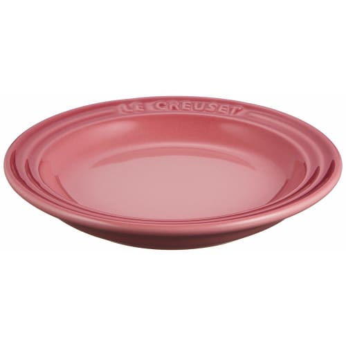 Le Creuset LC 15cm Round Plate, Rose Quartz, Heat and Cold Resistant, Microwave and Oven Safe, Oven Dish, Bakeware [Official Japanese Product]