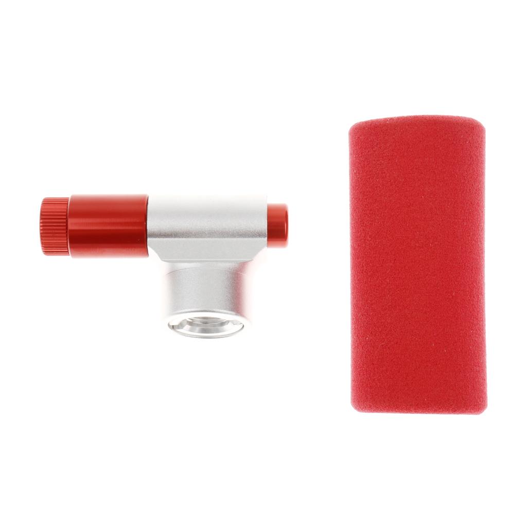 High Pressure Mini Bike Pump Aluminium CO2 Inflator Bicycle Tire Air Pump for Quick Inflation Road MTB