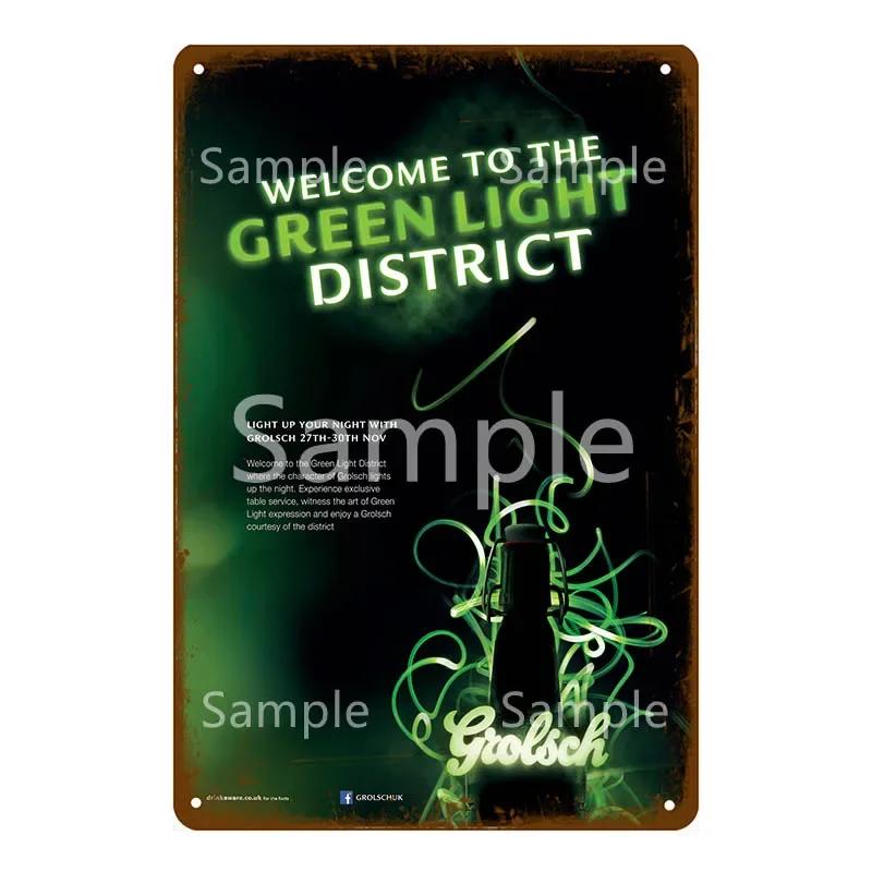 Grolsch Lager Beer Metal Poster Tin Signs Wall Art Painting Decorative Plaque Bar Pub Club Home Decor Art Crafts YK052